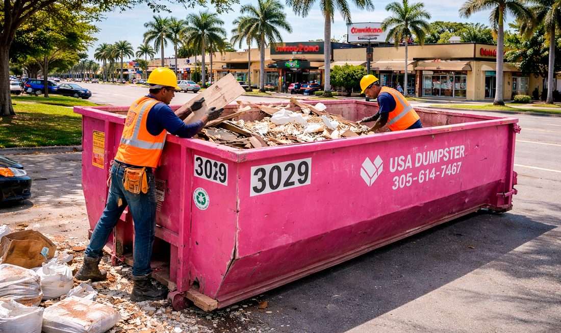 dumpster rental in miami gardens near me