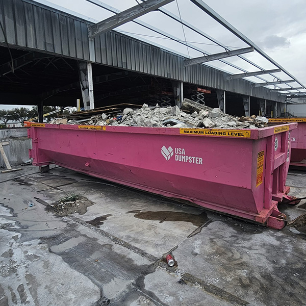Construction dumpster rental Coral Gables