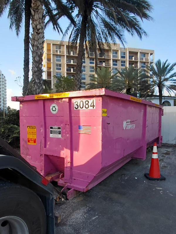 Dumpster delivery in Doral FL