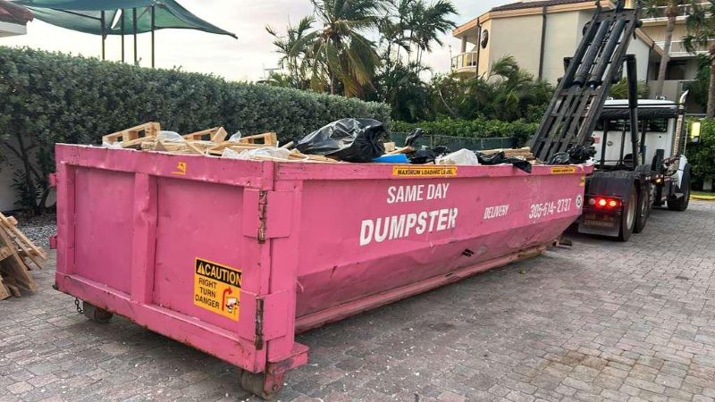 dumpster delivery service in Hialeah