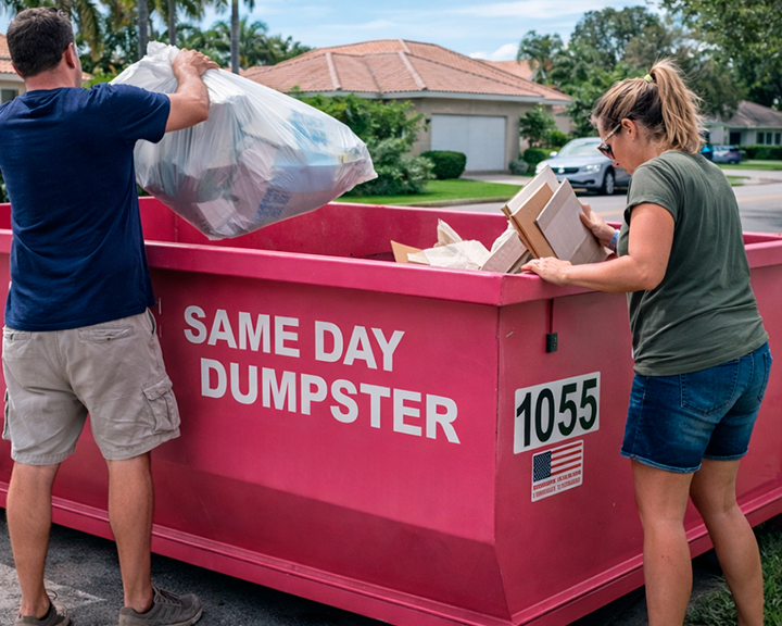 Same day Dumpster Rental coral gables