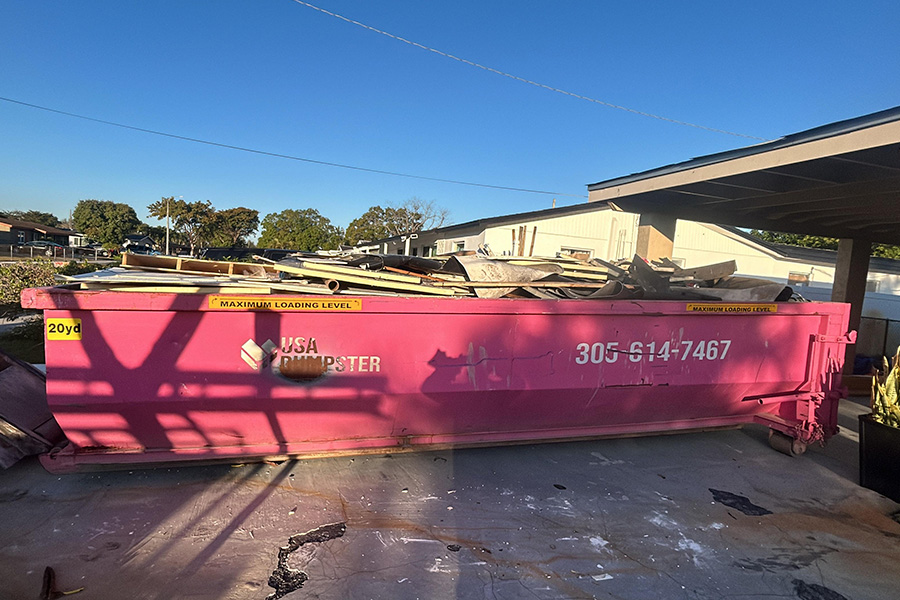 Waste management dumpster rental Coral Gables FL